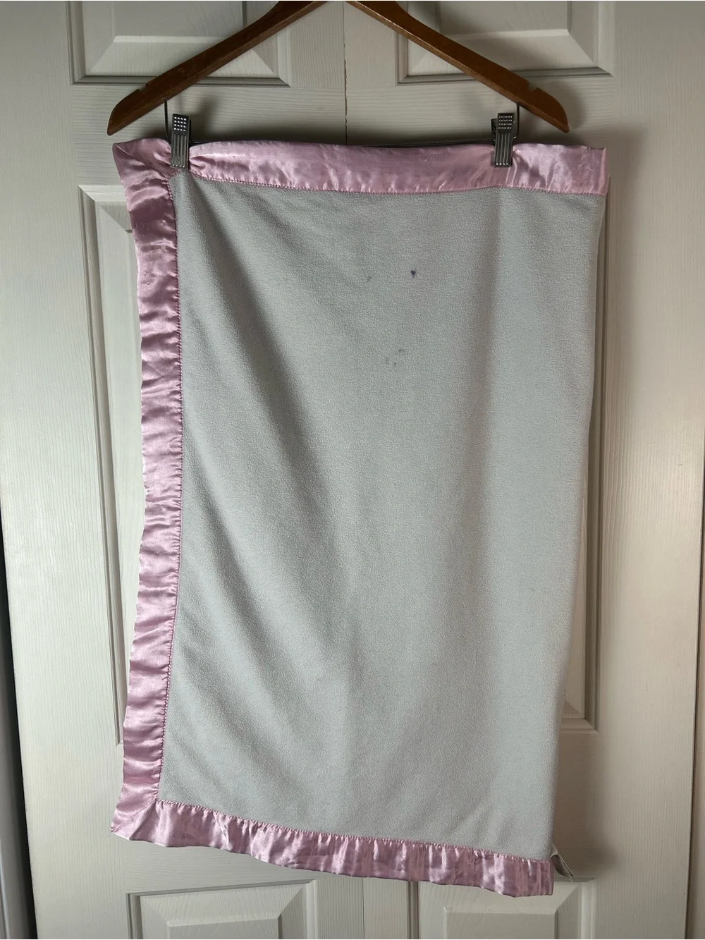 Child of Mine by Carter's Sweet Little Baby Blanket Pink White Hearts Orange